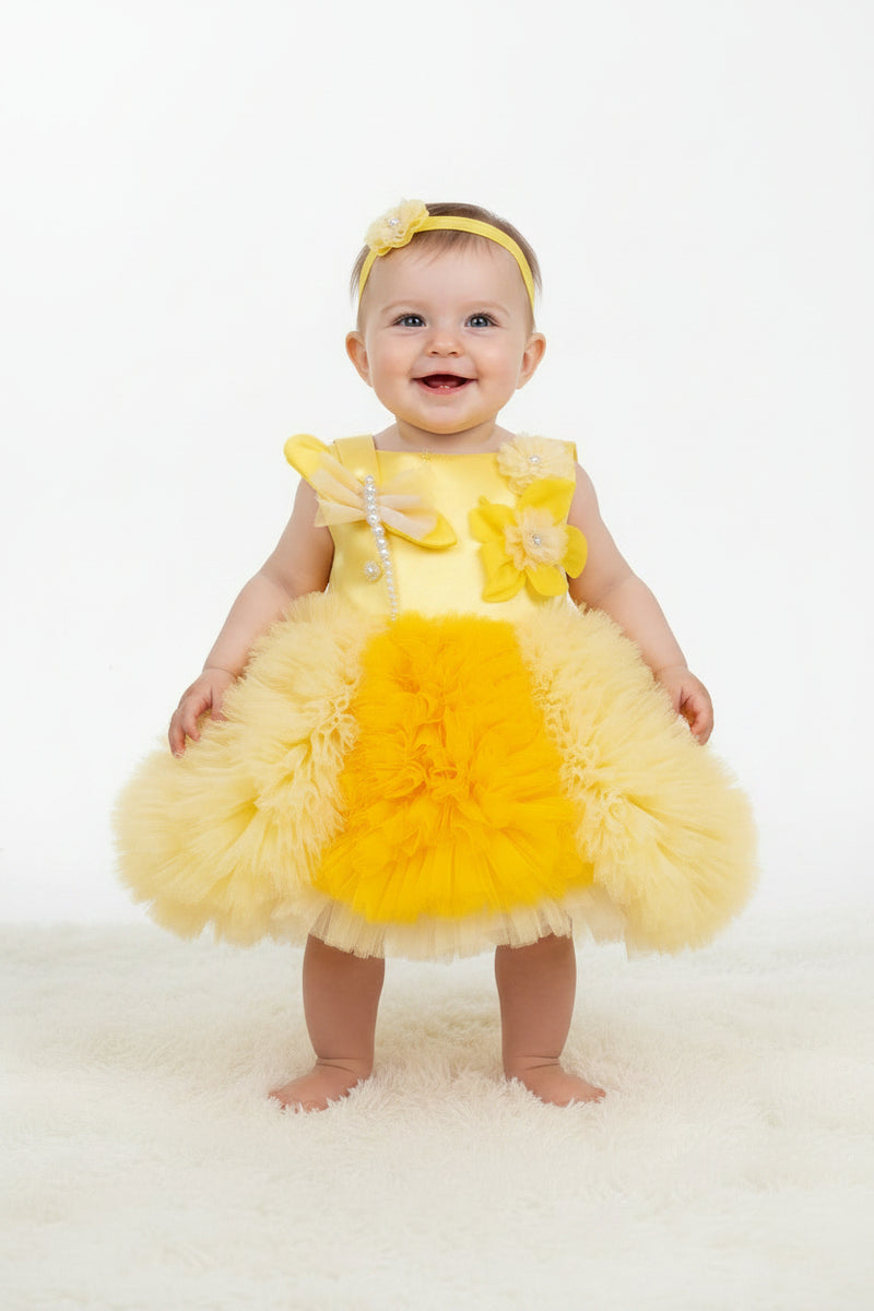 YELLOW DAISY FROCK