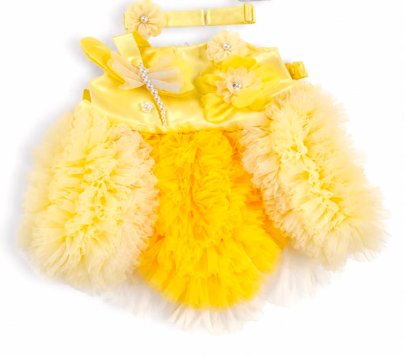YELLOW DAISY FROCK