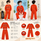 Boys' Partywear Comfort Orange Tee and Pants Outfit