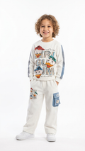 Boys' Stylish Printed Partywear Outfit