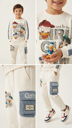 Boys' Stylish Printed Partywear Outfit