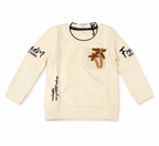 Boys' Dual-Tone Patterned Dress T-Shirt