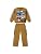Boys Mustard Brown Printed Co-Ord Set with Sweatshirt and Cargo Jogger Pants | Full Sleeve Graphic Top with Side Stripes | Casual Outfit for Kids