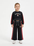 Girls Black & Red Minnie Mouse Tracksuit Set