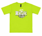 Boys Neon Green Graphic Printed T-Shirt