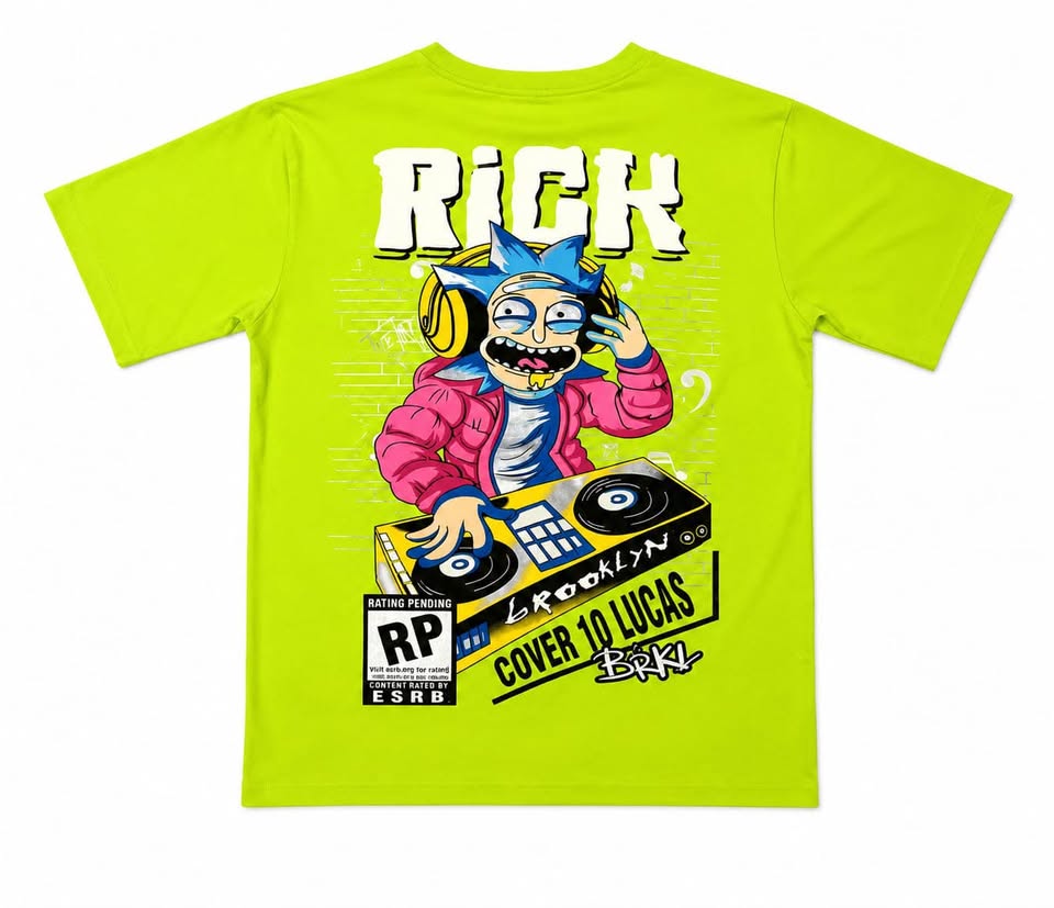 Boys Neon Green Graphic Printed T-Shirt
