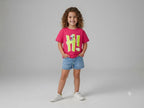 Pink Snoopy Graphic Cotton Half Sleeve T-Shir