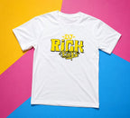 Boys White Graphic Printed T-Shirt