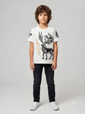 Reindeer Graphic Crewneck Tee