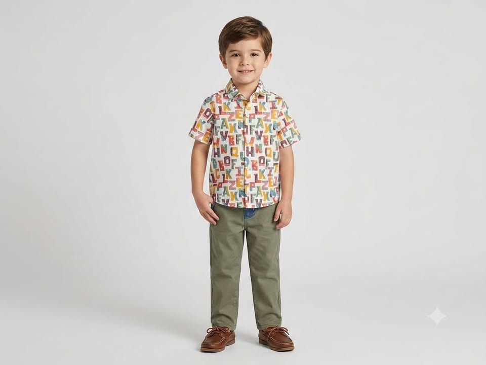 A-Z COLOURFUL SHIRT