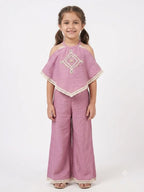 TWO PIECE PONCHO STYLE ETHNIC WEAR GIRLS