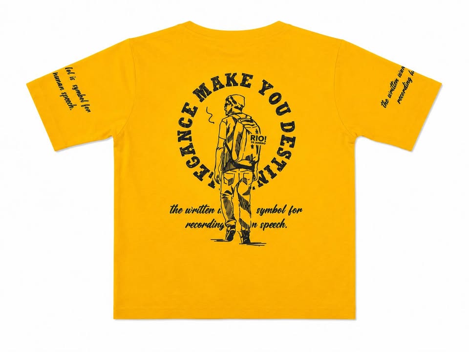Boys Yellow New York Graphic Printed Half Sleeve Cotton T-Shirt