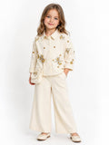 CREAM SEQUIN CORD SET