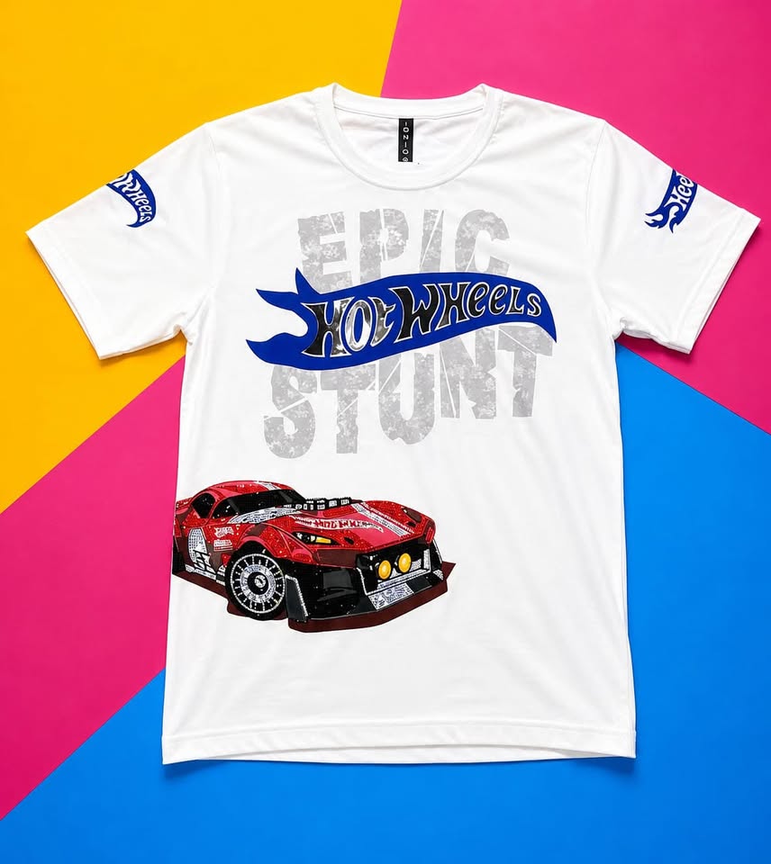 Hot Wheels White Tshirt