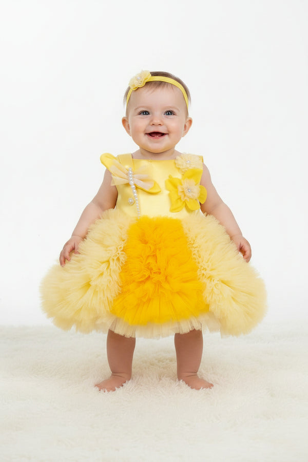 YELLOW DAISY FROCK
