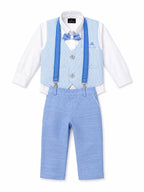 ELEGANT SKY BLUE BOYS FORMAL SET