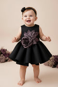 MIDNIGHT BLOOM FROCK