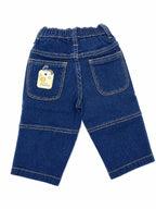 Boys Dark Blue Classic Stretch Jeans