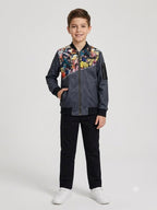 Boys Graphic Anime Zip Jacket