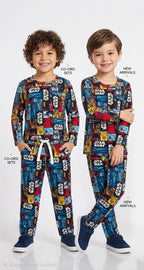 Boys Vibrant Graphic Print Hoodie & Joggers 2-Piece Set