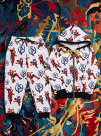 Boys & Girls Printed Zip-Up Jacket and Joggers Set