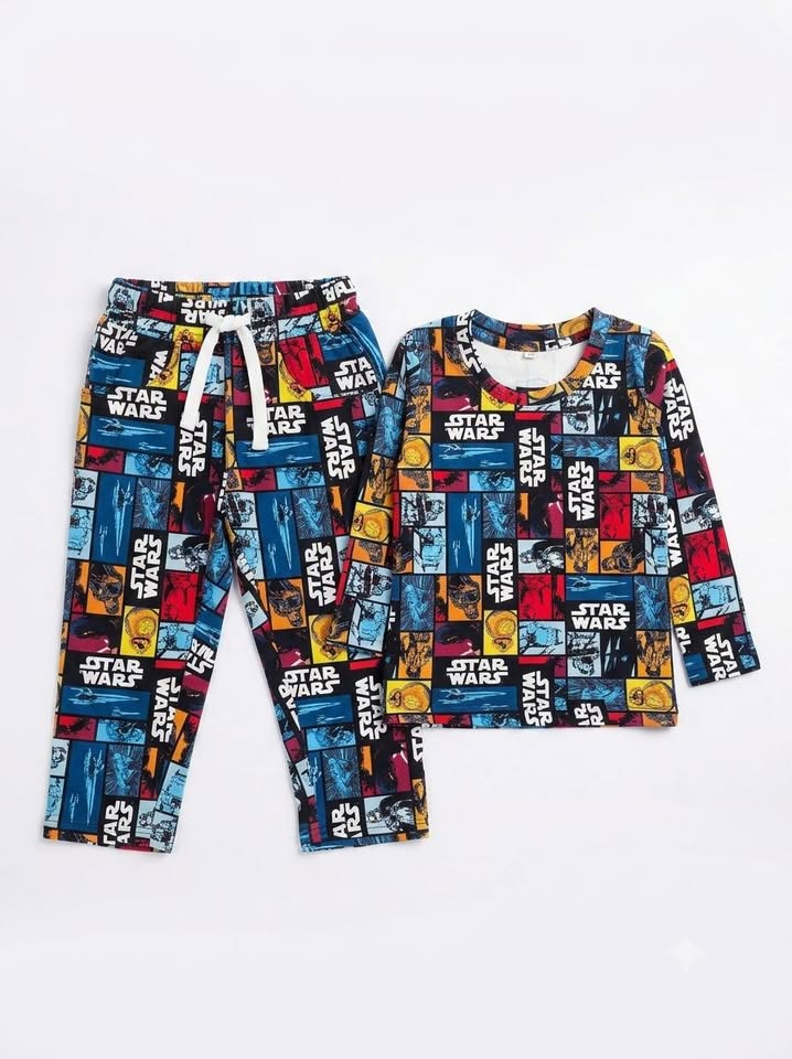 Boys Vibrant Graphic Print Hoodie & Joggers 2-Piece Set