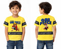 Boys One Piece Anime Printed T-Shirt (Yellow)
