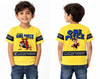 Boys One Piece Anime Printed T-Shirt (Yellow)