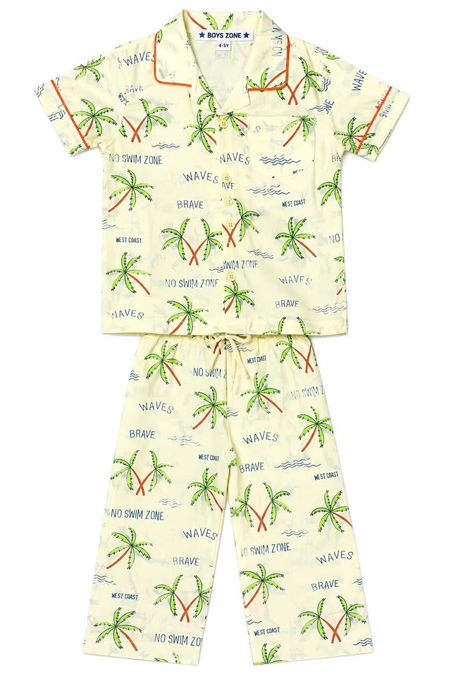 BOYS TREE PRINTED NIGHTSUIT