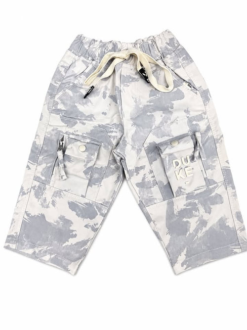 Boys Camouflage Printed Cargo Trackpants