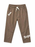 Boys Athletic Brown Casual Track Pants