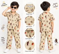 Little Cool Dude Printed Cotton Nightwear Set