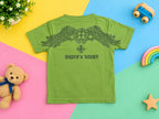 Boys Sage Green Scuba Printed T-Shirt