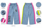 Stylish Sky Blue High-Waist Denim Jeans