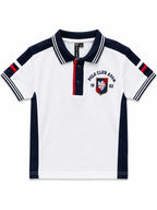 Boys Premium White Polo T-Shirt