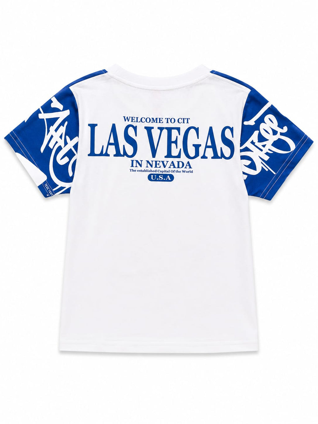 Boys bold graffiti print and trendy street style graphics