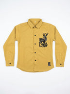 Boys Yellow Animal Graphic Shirt