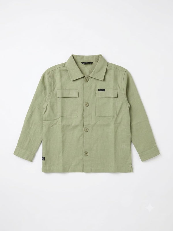 SAGE GREEN LIGHT OLIVE SHIRT