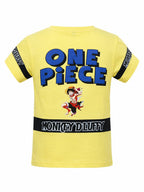 ONE PIECE ANIME BRIGHT YELLOW TSHIRT