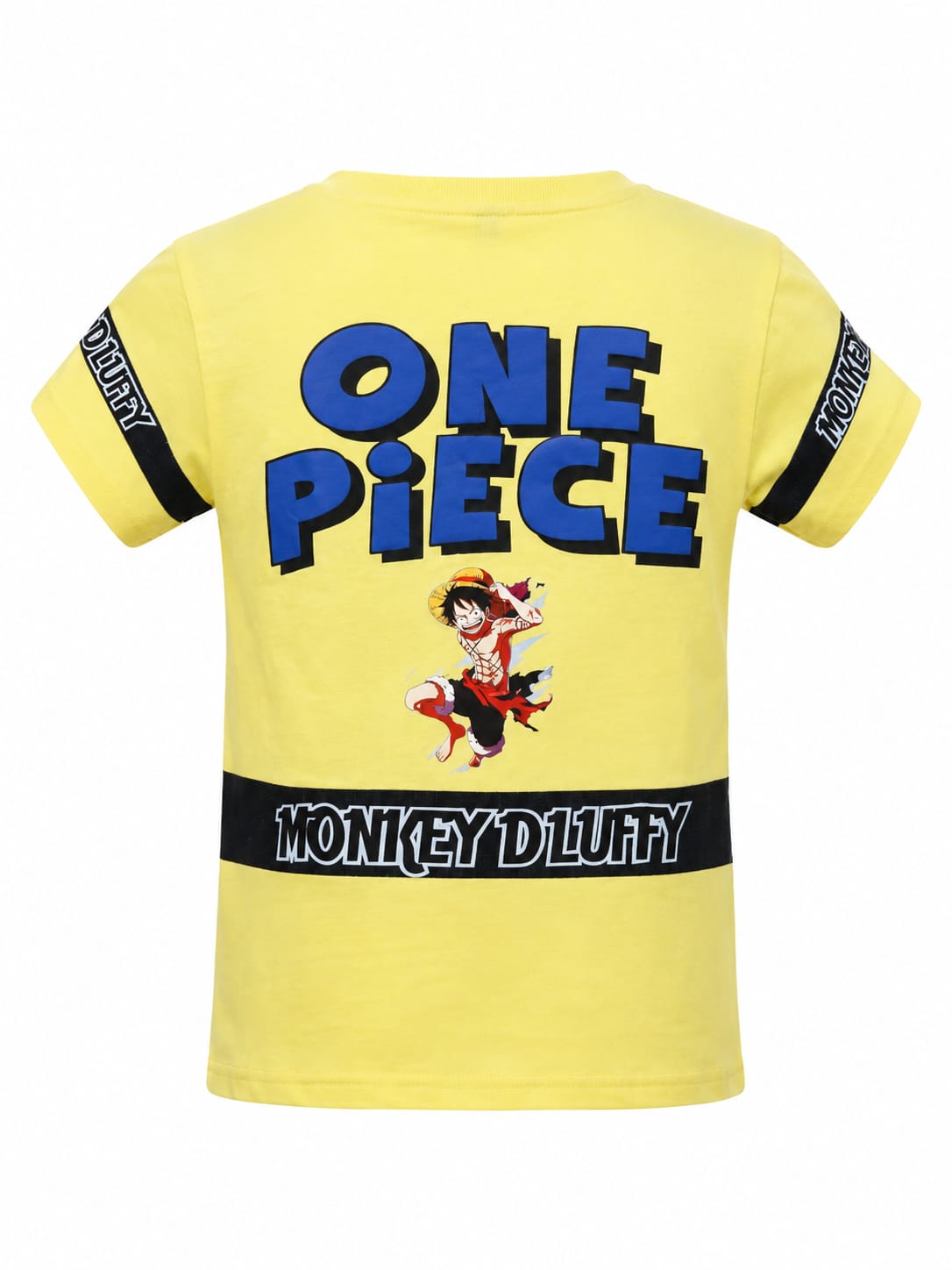 ONE PIECE ANIME BRIGHT YELLOW TSHIRT