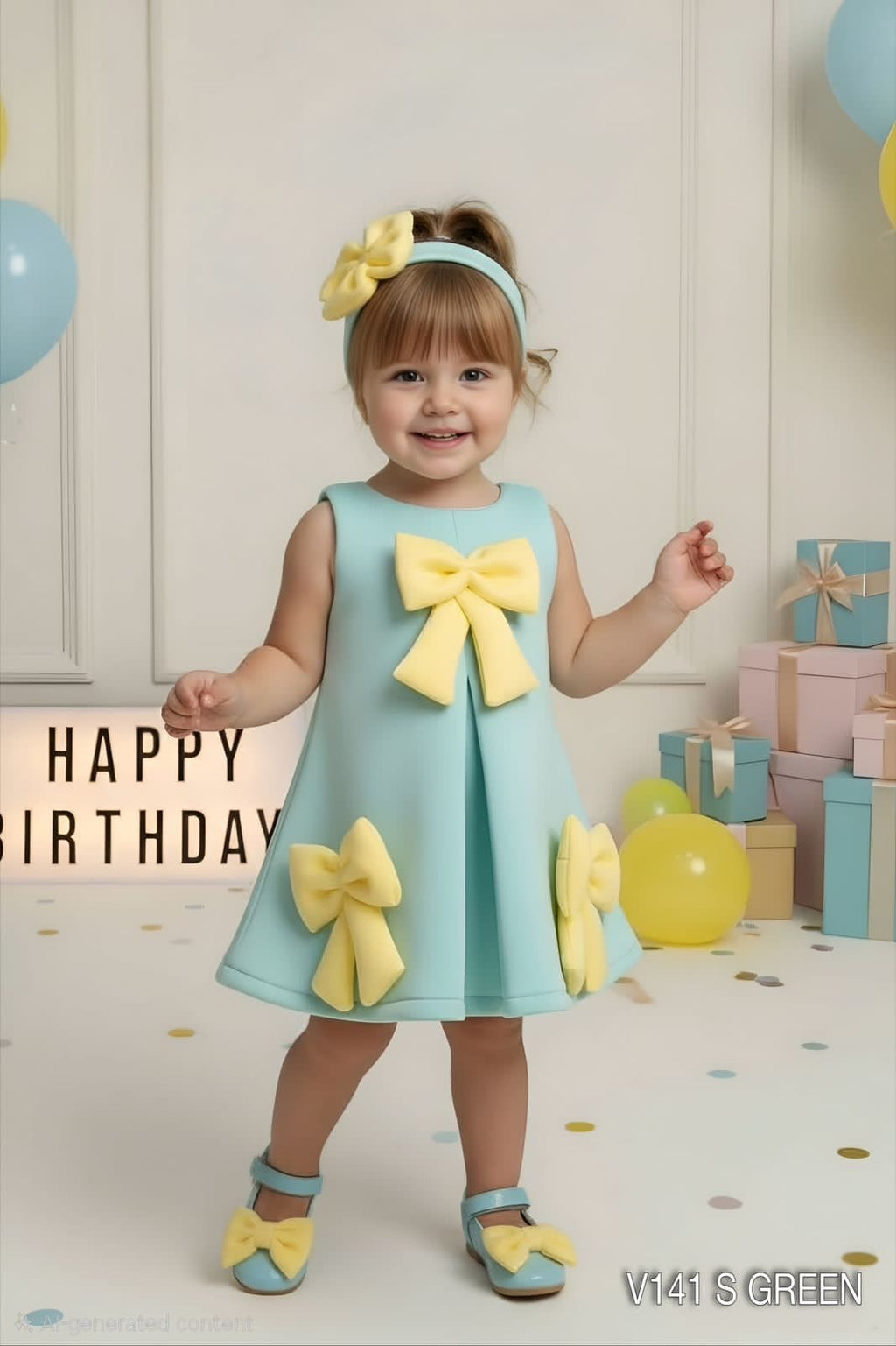 THREE BOW FROCK