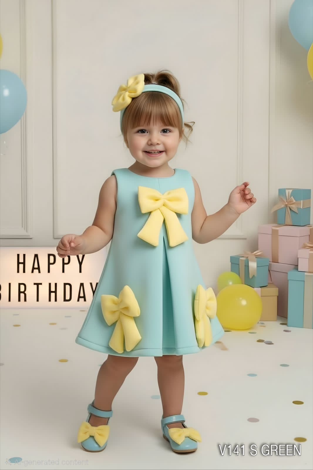 THREE BOW FROCK