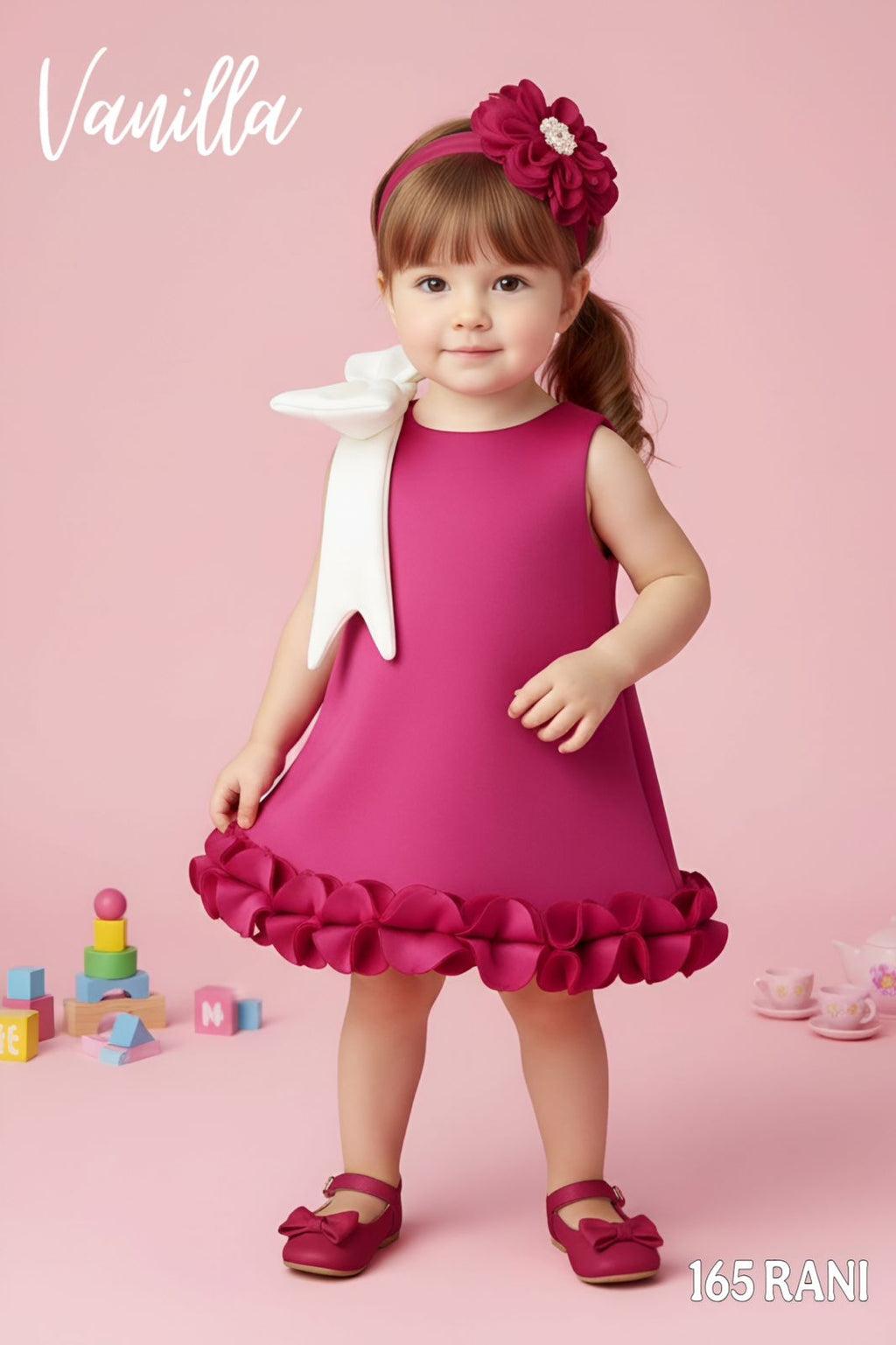 SIDE BOW FROCK