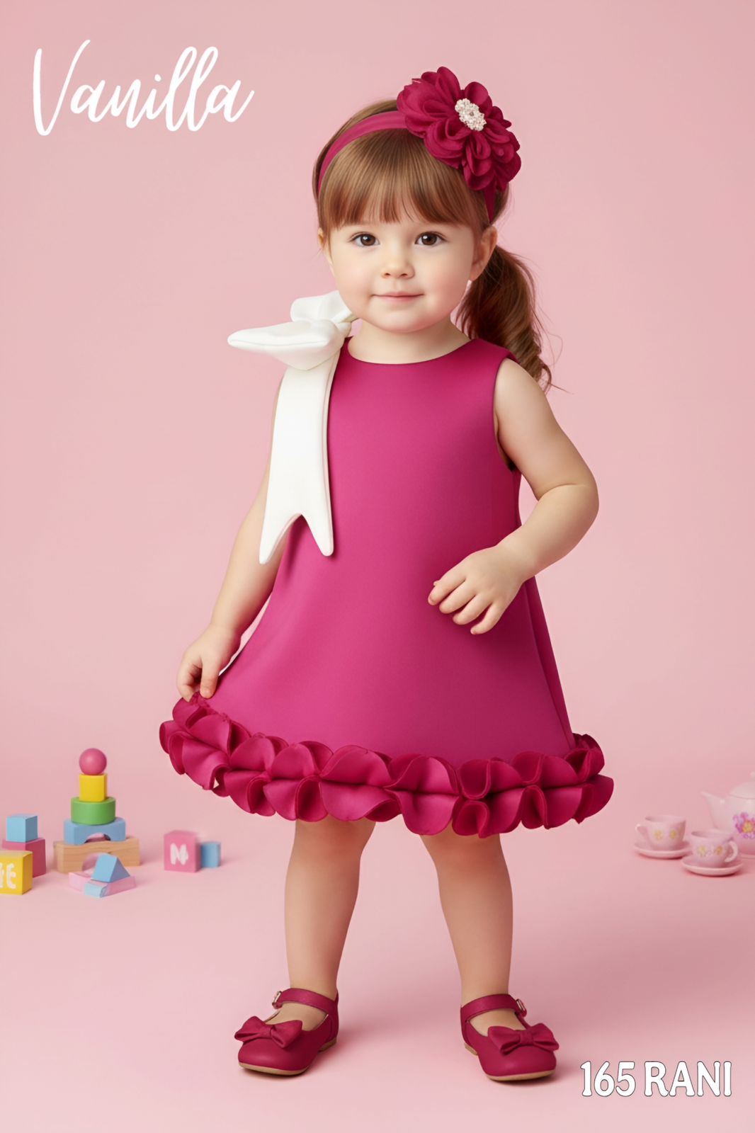 SIDE BOW FROCK