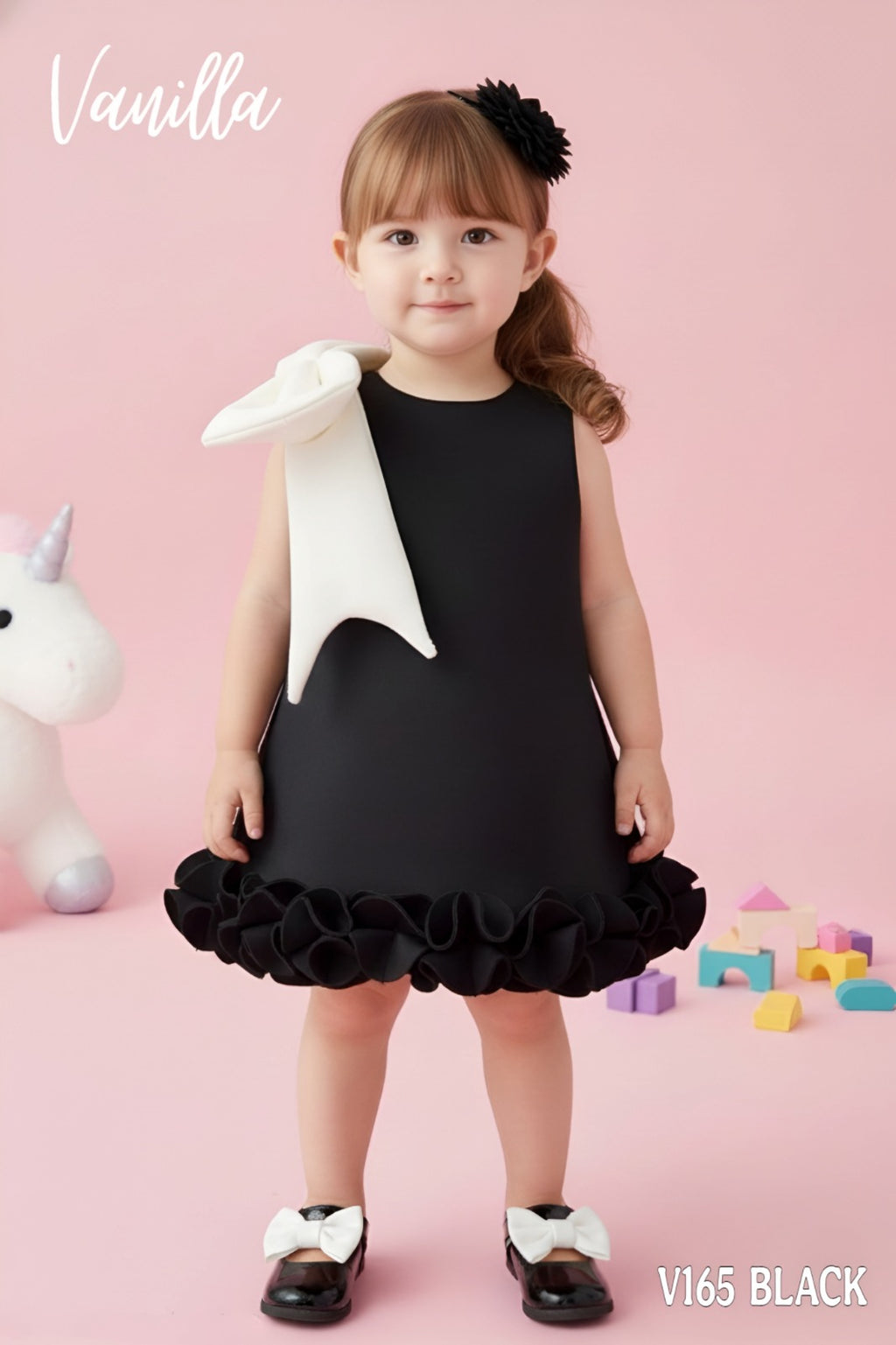 SIDE BOW FROCK