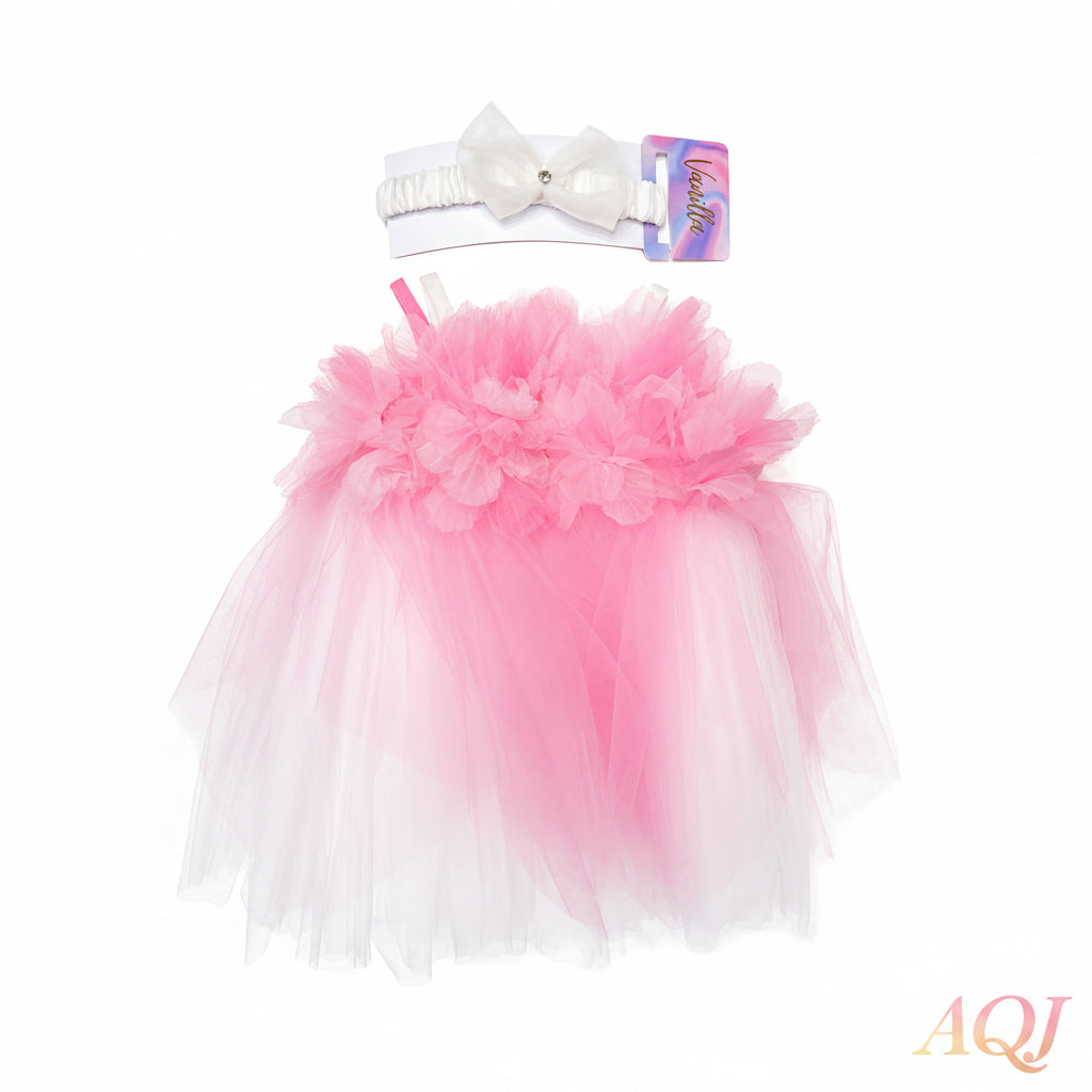 PINK & WHITE FAIRY FROCK