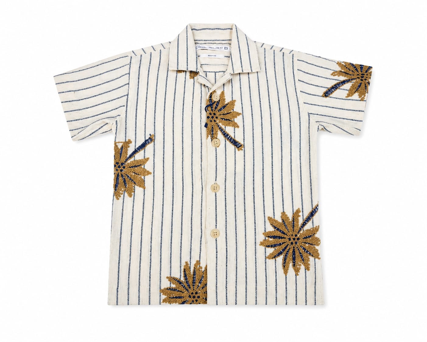 SHIRT HALF SLEEVES WITH SUNFLOWER