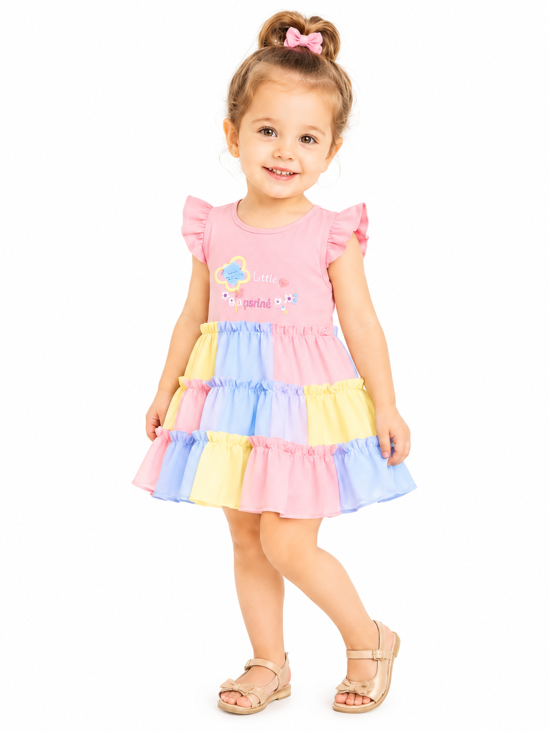 Colorful Pastel Frock for Girls