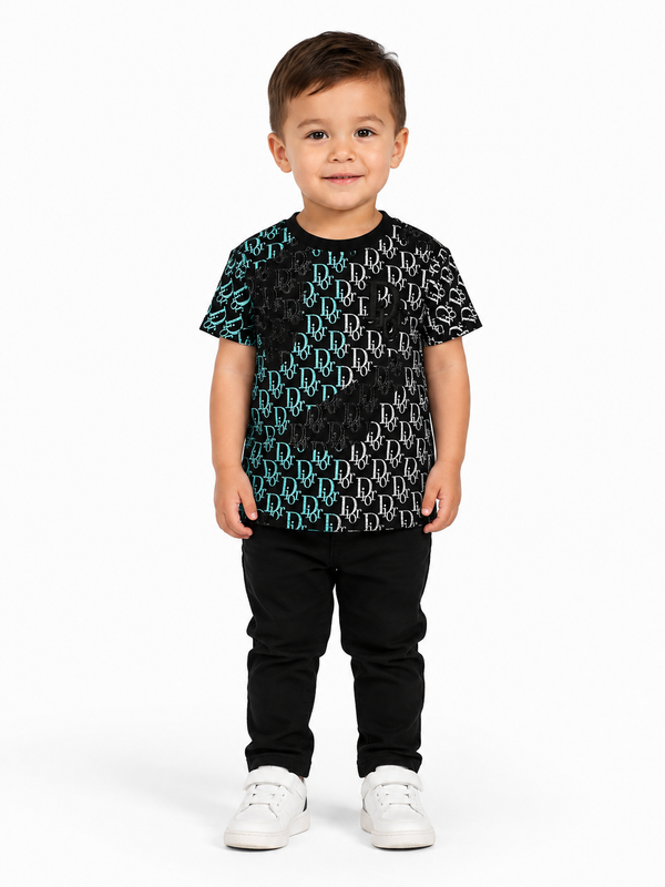 Boys Dior Graphic Short Sleeve T-Shirt